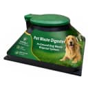 Pet Waste Digester - Pyramid Style - Black with Green