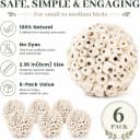 Bird Toys Sola Balls 2.36'' - 6PCS — Bird Foraging Toy