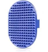 Dog Bath Brush — Dog Shampoo Brush With Adjustable Ring Handle Long Bristles — collection imagery
