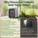 Mini Aquarium Chiller Semiconductor Cooler and Heater