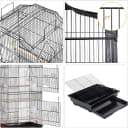 64-Inch Open Top Bird Cage for Parakeets and Cockatiels