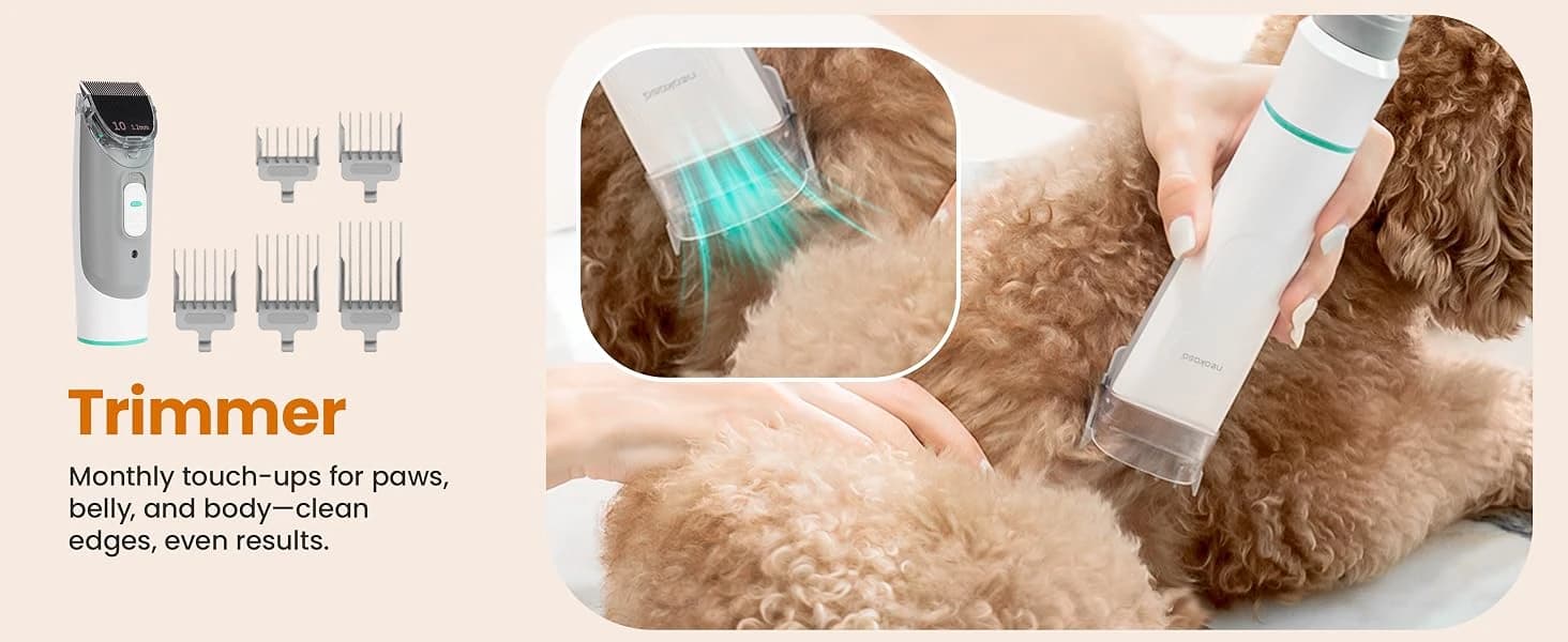 P1 Pro Dog Grooming Vacuum — 6-in-1 Kit — product details