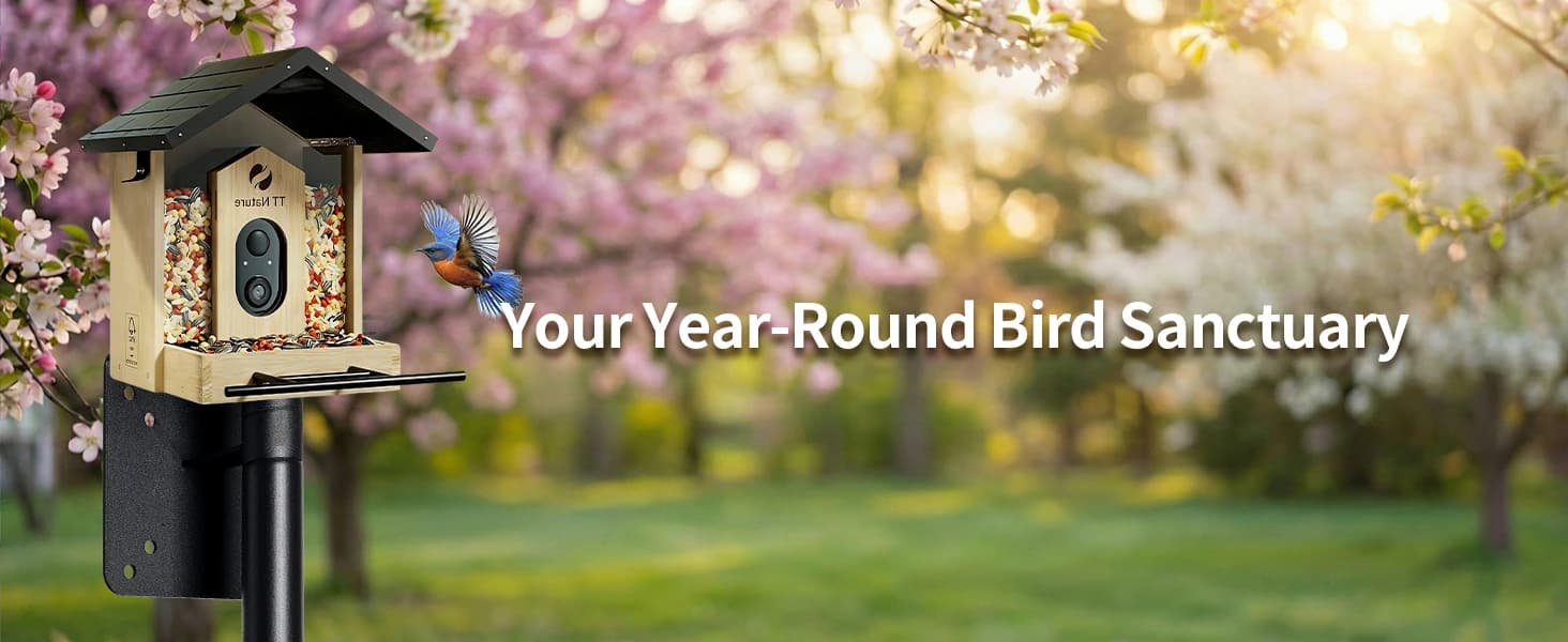 Heavy Duty Bird Feeder Pole - 109 Inch Adjustable 1 Inch Metal Bird House Pole with 14” Deep Auger Base | — Weather-Resistant for Long-asting Outdoor Sse