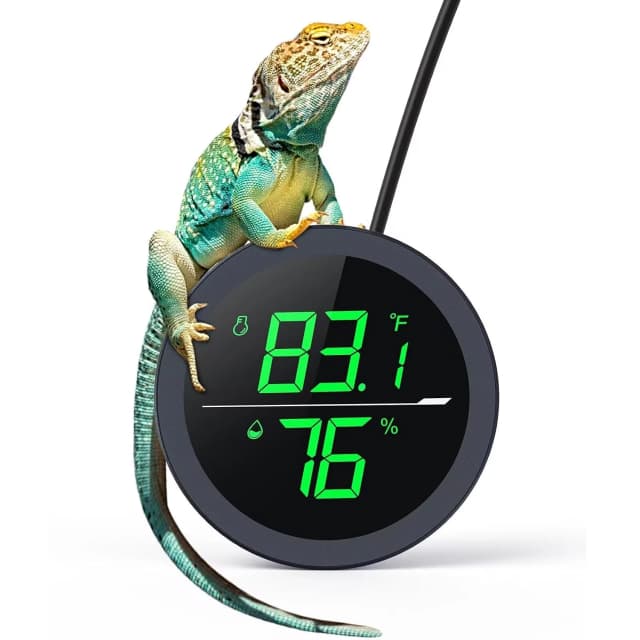 Real-time Display LED Digital Reptile Thermometer and Humidity Gauge