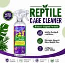 Amazing Reptile and Amphibian Terrarium Cleaner and Odor Eliminator - Just Spray/Wipe - Safely & Easily Removes