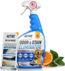 Pet Odor and Stain Eliminator - 32 oz Enzyme Cleaner for Dog & Cat Urine