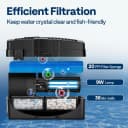 530GPH 42W All-in-One Pond Filter Pump Fountain System Kits