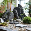 Slate Rock for Aquarium — 5-7 Inch Polished Natural Stone Rocks