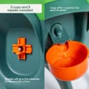 Insulated Chicken Waterer, 3 Gallon | Automatic Poultry Water Dispenser with 5 Cups and Nipples Included |