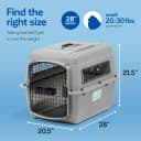 Sky Kennel for Air Travel — 28in Dog Crate for Pets 15 to 30lbs