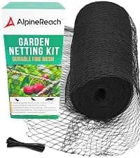 Koi Pond Netting Kit 15 x 20 ft Black Heavy Duty Woven Fine Mesh Net Cover for Leaves - Protects Koi Fish from — collection imagery