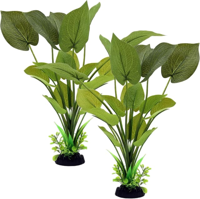 Silk Aquarium Plants — 12 Inch Artificial Silk Plants Decorations