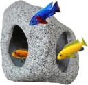 Betta Fish Tank Decor Rock Cave