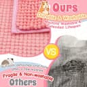 Guinea Pig Cage Liner — 4 PCS Washable Guinea Pig Bedding Fleece Mat