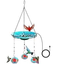 Charming Wind Chimes Hummingbird feeders for Outdoors Hanging ant and bee Proof — collection imagery