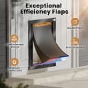 All Aluminum Dog Door for Exterior Door — Large Doggy Door