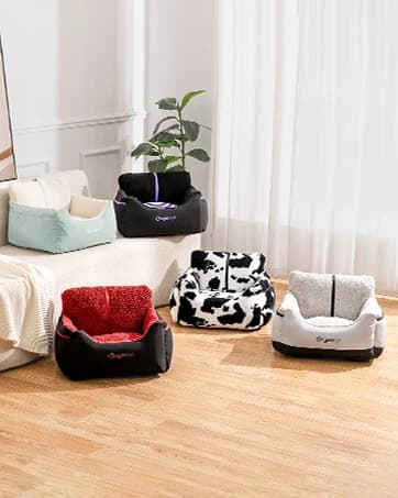 Center Console Dog Car Seat for Small Pets to 11lbs — collection imagery