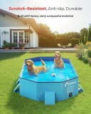 Dog Pool for Large Dogs — Foldable Hard Plastic