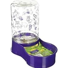 Reversible Waterer/Feeder for Rabbits and Other Small Animals. (Pack of 1),Purple — Small Pet Products