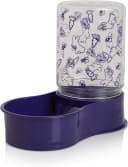 Reversible Waterer/Feeder for Rabbits and Other Small Animals. (Pack of 1),Purple