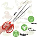 Snake Feeding Tongs,15 Inch Reptile Feeding Tongs