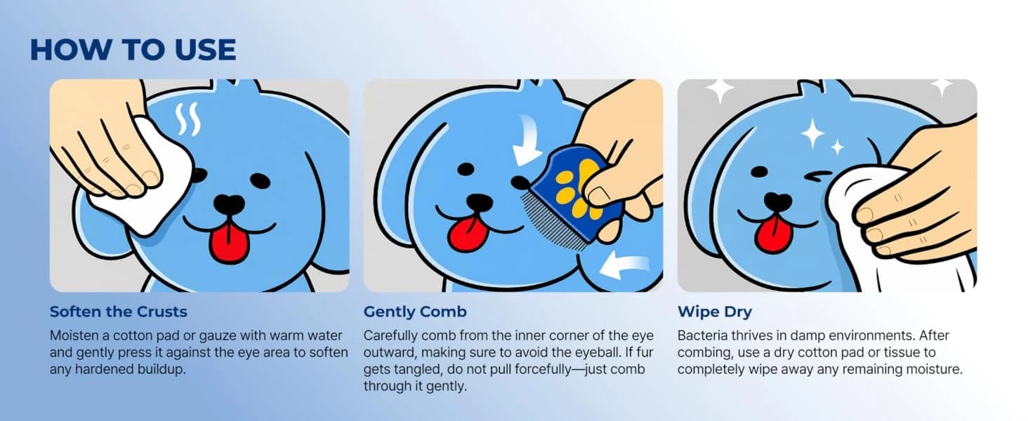 Professional Eye Comb for Pets — product details