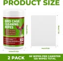 Bird Cage Cleaning Wipes — Unscented Wipes for Parrots and Pet Birds