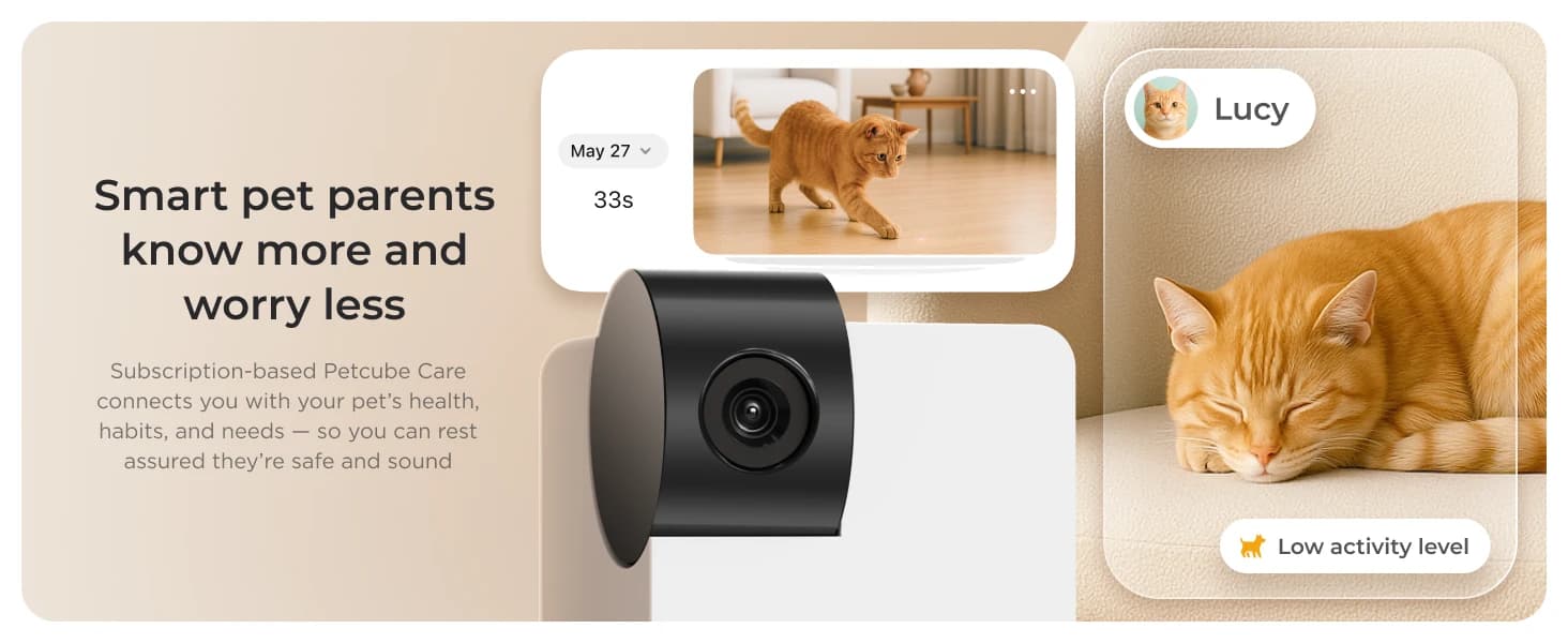 Cam 360 – Wi-Fi Pan-Tilt Pet Security Camera with App — product details