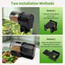 Automatic Fish Feeder for Aquarium One-Touch Easy Setup with 8/12/24 Timers