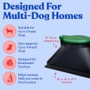 Pet Waste Digester - Pyramid Style - Black with Green
