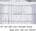 Bird Cage Seed Catcher — Stretchy Mesh Skirt