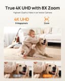 Pano 4K UHD Indoor Camera — Pet/Dog Security Camera with Phone App
