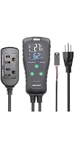 110V 15A Temperature Controller DTC151 Plug in Thermostat Outlet Digital Temperature Controller for Heat Mat — product details