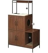 Litter Box Enclosure — Cat Litter Box Furniture with Removable Divider — collection imagery