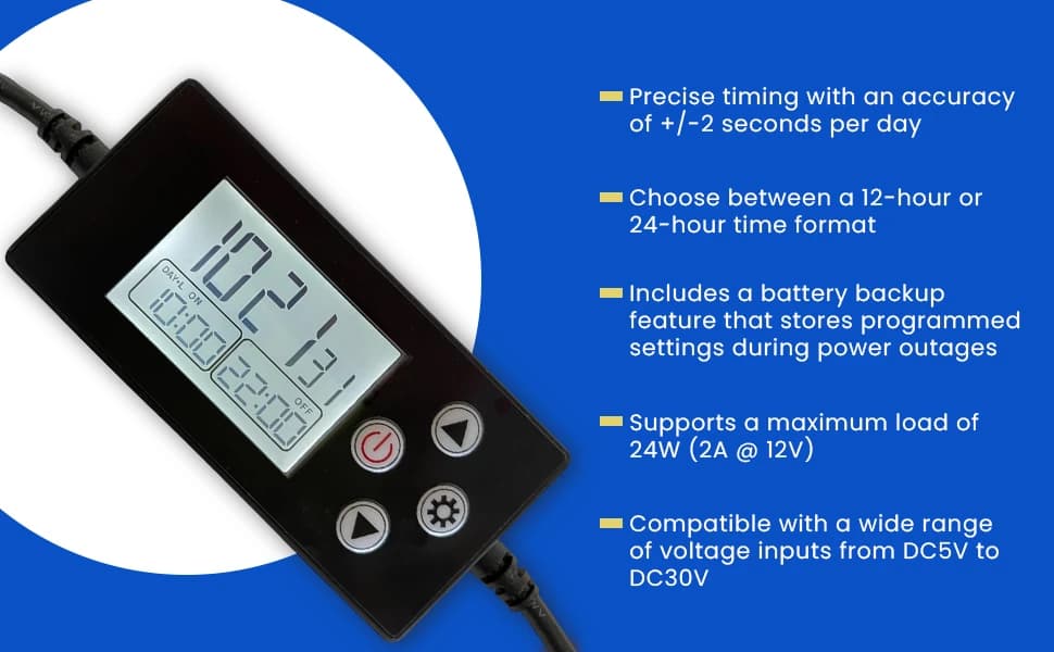 Sunrise and Sunset Timer for Bird Lights — product details