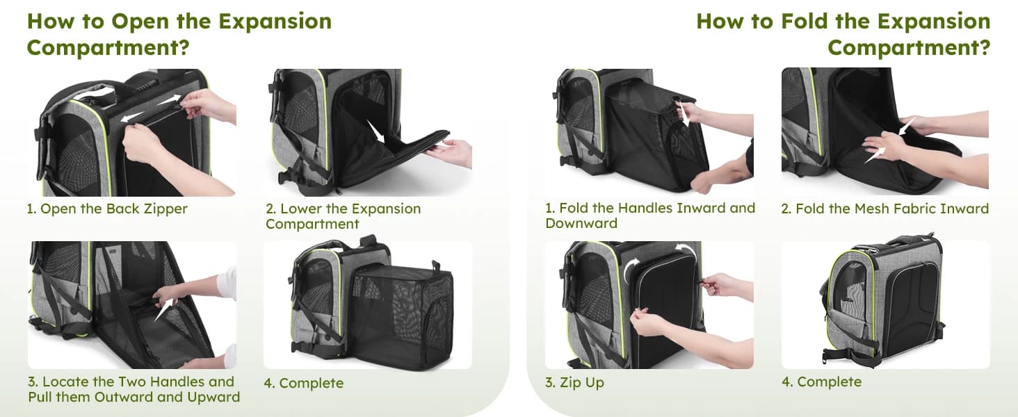 Cat Backpack Expandable — Cat Carrier Backpack with Breathable Window — product details