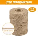 Natural Sisal Rope for Cat Scratcher — 1/4in x 164ft Twine for Cat Tree