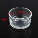 4 Pcs Glass Reptile Feeding Bowl Food Water Dish Feeder Cup for Lizard Spider Corn Snake Centipede Scorpion
