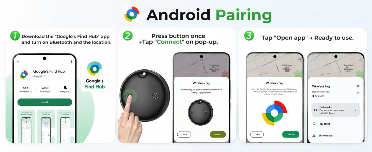 2026 Air Tags 4 Pack Tracker Tag for Android and iOS - Bluetooth Tracker with IP68 Waterproof — collection imagery