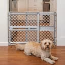 Universal Pet Gate: 26” - 42” Wide Dog Gate for Doorways with Pressure Fit or Swinging Door Hardware Mounting