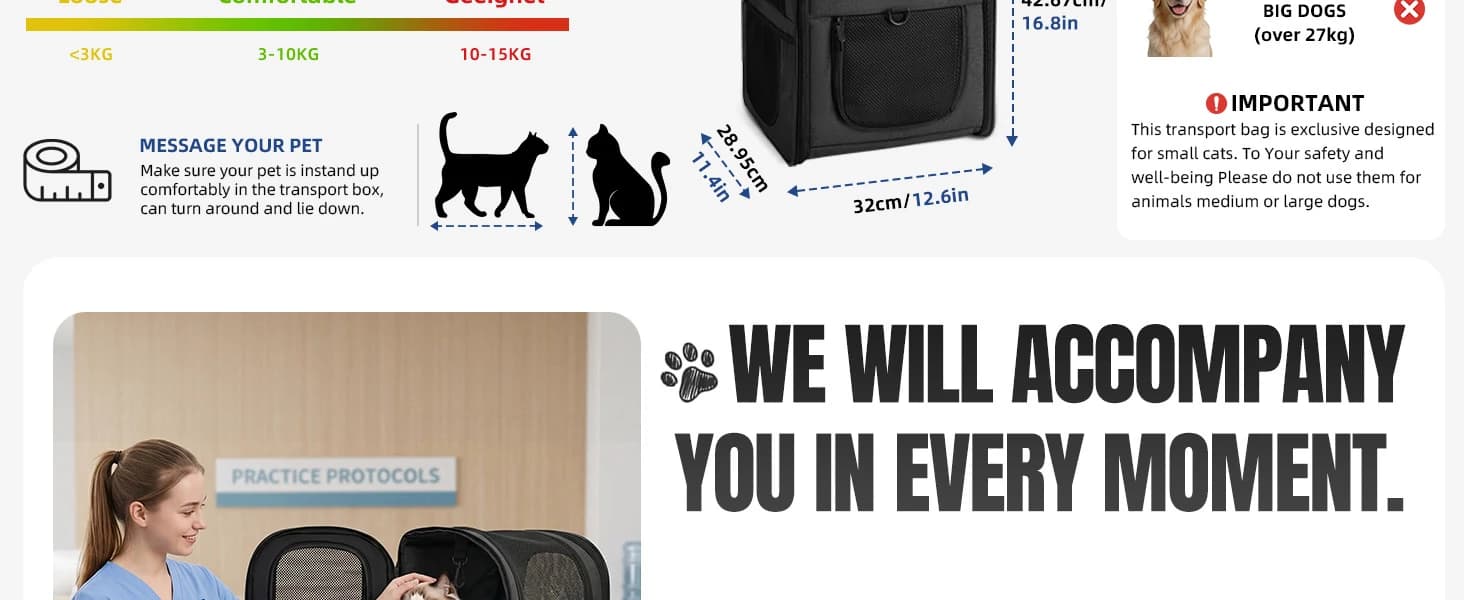 Cat Backpack Carrier — Support Frame — product details