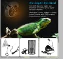 Reptile Heat Bulb 50W 2PCS Ceramic Heating Emitter Lamp