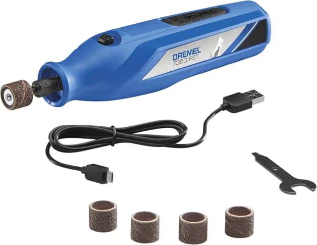 7350-PET Dog Nail Grinder — Pet Grooming Kit for Dogs and Cats