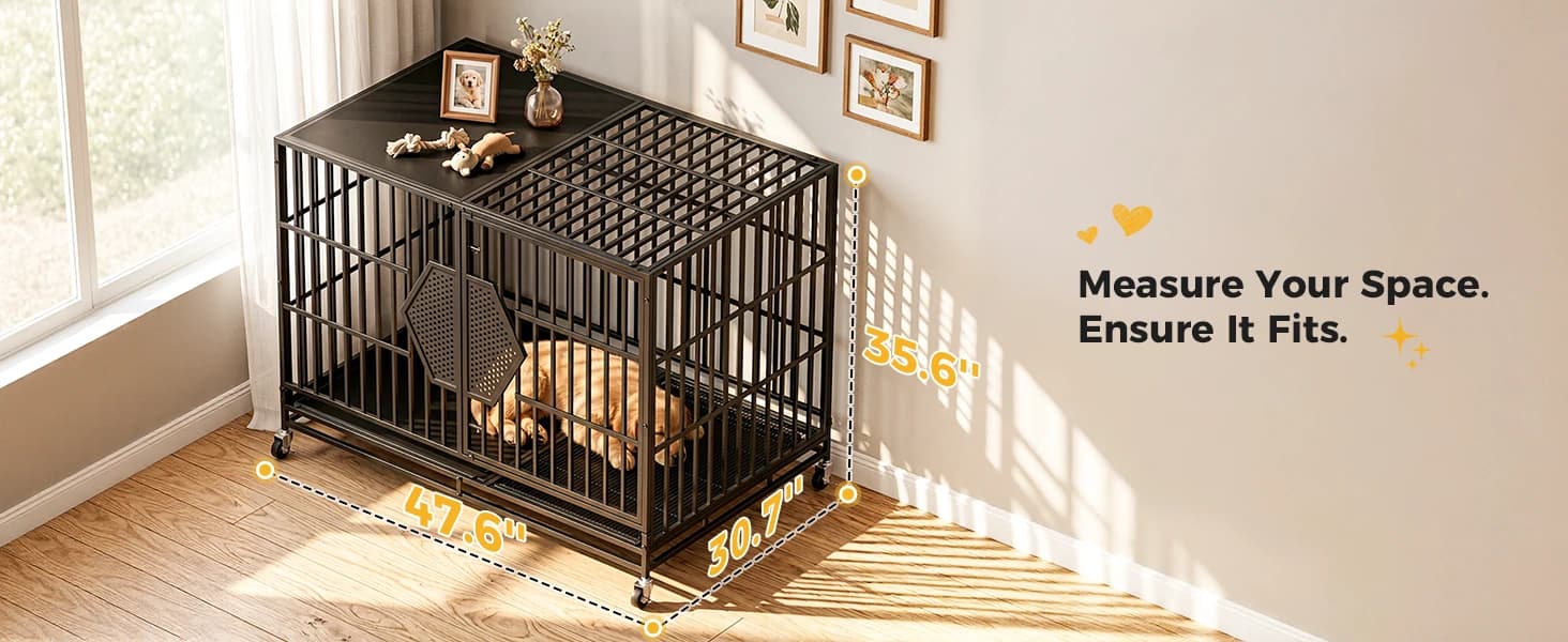 48'' Heavy Duty Dog Crates for Large Dogs — collection imagery