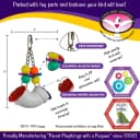 SB751 PVC Forager Bird Toy — Medium/Large Bird Size