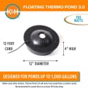 K and H Pond Heater — Thermo-Pond 3.0 Deicer