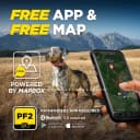 Pathfinder 2 GPS Dog Tracker e Collar 9 Mile Long Range LED Light No Monthly fees Free App Waterproof — Color: Pathfinder 2 / Size: 35 lbs and up