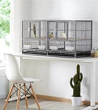 61" Playtop Parrot Bird Cage with Rolling Stand — collection imagery
