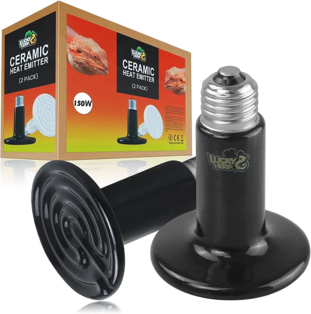 150W Ceramic Heat Emitter — Reptile Heat Bulbs