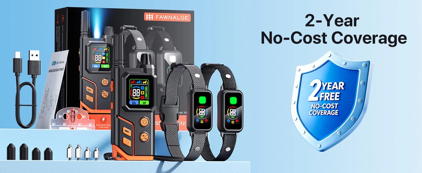 2 In1 Wireless Dog Collar Fence System and Training Collar — product details